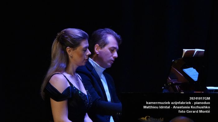 DSC03278- 2024 10 17 kamermuziek azijnfabriek - pianoduo Matthieu Idmtal - Anastasia Kozhushko - 17okt2024 -  foto GerardMontE web